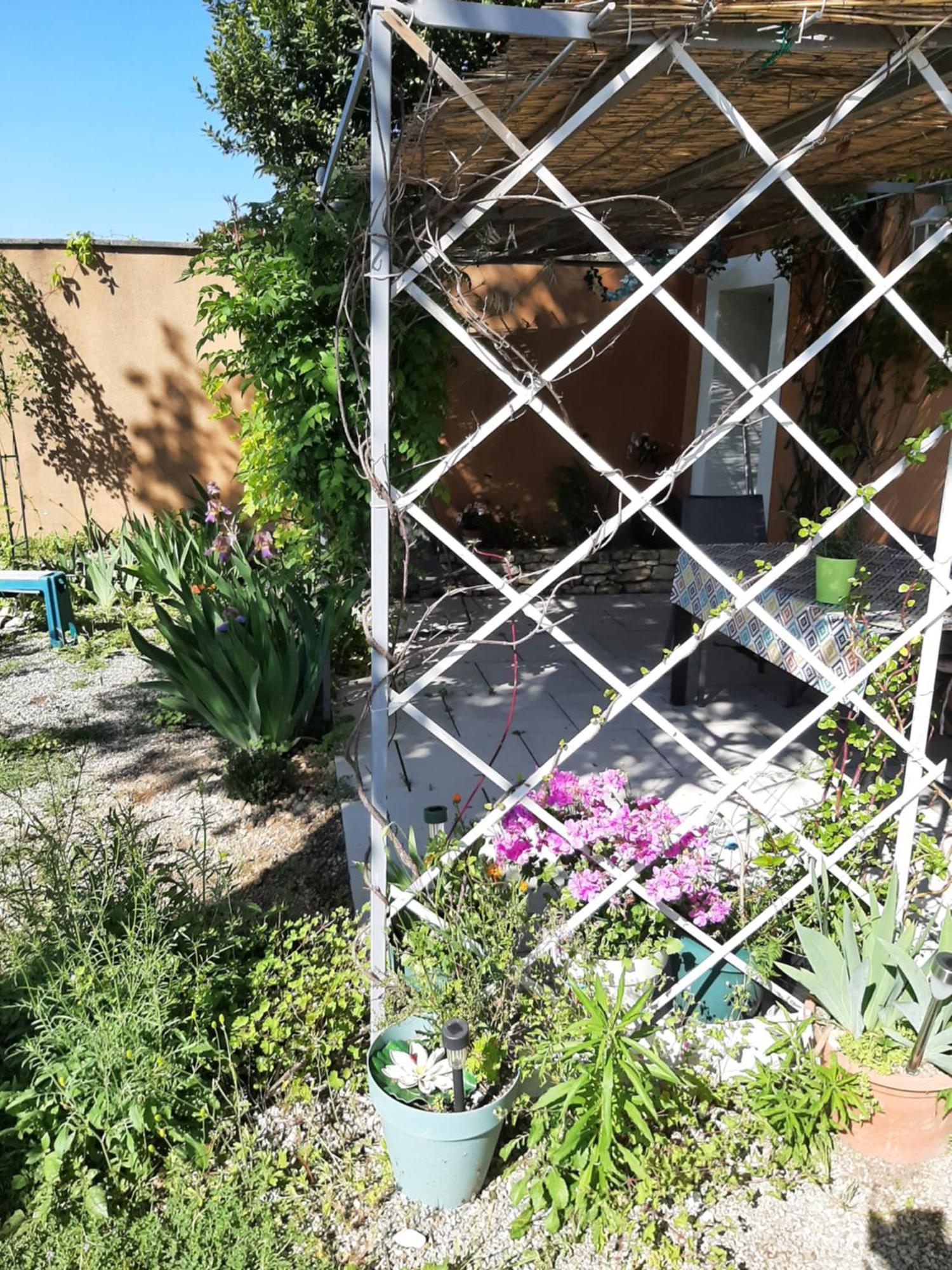アプトT.Belle Vue Panoramique Au Coeur Du Luberon 40M2 + Pergola . Jardin. Pアパートメント エクステリア 写真